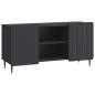 Preview: TV-Schränk 102 x 34,5 x 52 cm Schwarz Holzwerkstoff