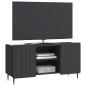 Preview: TV-Schränk 102 x 34,5 x 52 cm Schwarz Holzwerkstoff