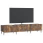Preview: TV-Schränk Geräucherte Eiche 147 x 34,5 x 32 cm Holzwerkstoff