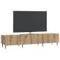 Preview: TV-Schränk 147 x 34,5 x 32 cm Artisan-Eiche Holzwerkstoff
