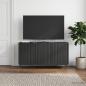 Preview: ARDEBO.de - TV-Schränk 99 x 34,5 x 52 cm Schwarz Holzwerkstoff