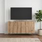 Preview: ARDEBO.de - TV-Schränk 99 x 34,5 x 52 cm Artisan-Eiche Holzwerkstoff