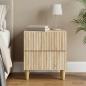 Preview: ARDEBO.de - Nachttisch Sonoma-Eiche 43 x 34,5 x 48 cm Holzwerkstoff