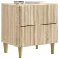 Preview: Nachttisch 2 Stk. Sonoma-Eiche 43 x 34,5 x 48 cm Holzwerkstoff