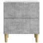 Preview: Nachttisch Betongrau 43 x 34,5 x 48 cm Holzwerkstoff