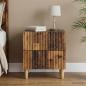 Preview: ARDEBO.de - Nachttisch Altholz 43 x 34,5 x 48 cm Holzwerkstoff