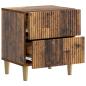 Preview: Nachttisch Altholz 43 x 34,5 x 48 cm Holzwerkstoff