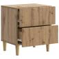 Preview: Nachttisch Artisan-Eiche 43 x 34,5 x 48 cm Holzwerkstoff