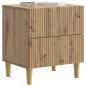 Preview: Nachttisch 2 stk. Artisan-Eiche 43 x 34,5 x 48 cm Holzwerkstoff