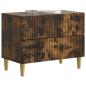 Preview: Nachttisch Geräucherte Eiche 62 x 34,5 x 48 cm Holzwerkstoff