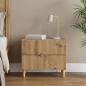 Preview: ARDEBO.de - Nachttisch Artisan-Eiche 62 x 34,5 x 48 cm Holzwerkstoff