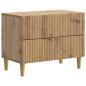 Preview: Nachttisch Artisan-Eiche 62 x 34,5 x 48 cm Holzwerkstoff