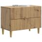 Preview: Nachttisch Artisan-Eiche 62 x 34,5 x 48 cm Holzwerkstoff