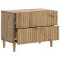 Preview: Nachttisch Artisan-Eiche 62 x 34,5 x 48 cm Holzwerkstoff