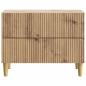 Preview: Nachttisch Artisan-Eiche 62 x 34,5 x 48 cm Holzwerkstoff