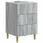 Preview: Nachttisch Sonoma-Grau 43 x 41 x 66,5 cm Holzwerkstoff