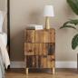 Preview: ARDEBO.de - Nachttisch Altholz 43 x 41 x 66,5 cm Holzwerkstoff