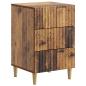 Preview: Nachttisch Altholz 43 x 41 x 66,5 cm Holzwerkstoff