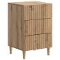 Preview: Nachttisch Artisan-Eiche 43 x 41 x 66,5 cm Holzwerkstoff