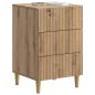 Preview: Nachttisch Artisan-Eiche 43 x 41 x 66,5 cm Holzwerkstoff