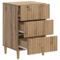 Preview: Nachttisch Artisan-Eiche 43 x 41 x 66,5 cm Holzwerkstoff