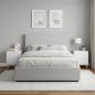 Preview: ARDEBO.de - Nachttisch 2 stk. Weiß 43 x 34,5 x 50 cm Holzwerkstoff