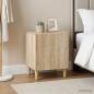 Preview: ARDEBO.de - Nachttisch 2 stk. Sonoma-Eiche 43 x 34,5 x 50 cm Holzwerkstoff