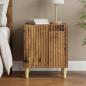 Preview: ARDEBO.de - Nachttisch Altholz 43 x 34,5 x 50 cm Holzwerkstoff
