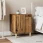 Preview: ARDEBO.de - Nachttisch 2 stk. Altholz 43 x 34,5 x 50 cm Holzwerkstoff