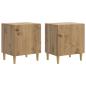 Preview: Nachttisch 2 stk. Artisan-Eiche 43 x 34,5 x 50 cm Holzwerkstoff