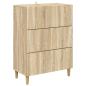 Preview: Schubladenschrank 66 x 34,5 x 90 cm Holzwerkstoff Sonoma-Eiche