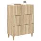 Preview: Schubladenschrank 66 x 34,5 x 90 cm Holzwerkstoff Sonoma-Eiche
