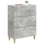 Preview: Schubladenschrank 66 x 34,5 x 90 cm Holzwerkstoff Betongrau