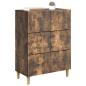 Preview: Schubladenschrank 66 x 34,5 x 90 cm Holzwerkstoff Räuchereiche