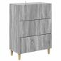 Preview: Schubladenschrank 66 x 34,5 x 90 cm Holzwerkstoff Sonoma-Grau