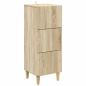 Preview: Schubladenschrank Sonoma-Eiche 33 x 34,5 x 90 cm Holzwerkstoff