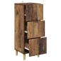 Preview: Schubladenschrank Altholz 33 x 34,5 x 90 cm Holzwerkstoff