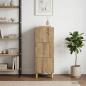 Preview: Schubladenschrank 33 x 34,5 x 90 cm Holzwerkstoff Artisan-Eiche