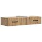 Preview: Wandmontierter Beistelltisch 87,5 x 34,5 x 17 cm Holzwerkstoff