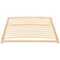 Preview: Bett-Lattenrost Braun 90 x 190 cm Massivholz Buche
