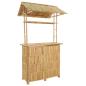 Preview: Outdoor Bartisch Natur 115 x 95 x 214 cm Bambus