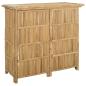Preview: Outdoor Bartisch Natur 115 x 55 x 105 cm Bambus
