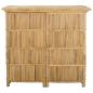 Preview: Outdoor Bartisch Natur 115 x 55 x 105 cm Bambus
