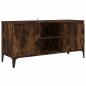 Preview: TV-Schrank mit Metallbeinen Räuchereiche 103,5x35x50 cm