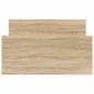 Preview: Bettgestell ohne Matratze Sonoma-Eiche 75x190 cm Holzwerkstoff