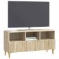 Preview: TV-Schränk 102 x 34,5 x 50 cm Sonoma-Eiche Holzwerkstoff