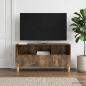 Preview: ARDEBO.de - TV-Schränk 102 x 34,5 x 50 cm Räuchereiche Holzwerkstoff