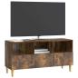 Preview: TV-Schränk 102 x 34,5 x 50 cm Räuchereiche Holzwerkstoff
