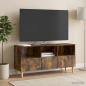 Preview: TV-Schränk 102 x 34,5 x 50 cm Räuchereiche Holzwerkstoff