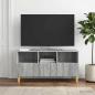 Preview: ARDEBO.de - TV-Schränk 102 x 34,5 x 50 cm Sonoma-Grau Holzwerkstoff